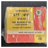 Kynoch .577/.450 Martini-Henry Rifle Ammo