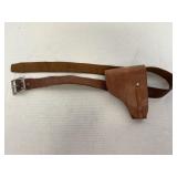 Leather Belt Holster w/ Belt