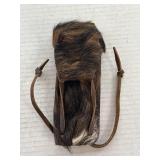 7" Fur Belt Pouch