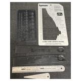 Lyman Case Length Gauge, Drill Gauge, Taper Gauge