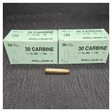 (2) S&B 30 Carbine 110GR Cartridges