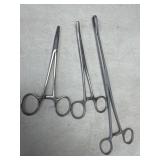Locking Sponge Forceps & Hemostat Forceps