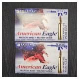 (2) American Eagle 223 REM 55GR Rifle Cartridges