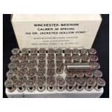 .38 spec., WW/110gr., JHP bullets