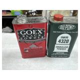 Coex Black Powder & IMR 4320 Smokeless Powder