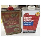 Lacquer Thinner & Boiled Linseed Oil
