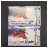 (2) American Eagle 223 REM 55GR Rifle Cartridges