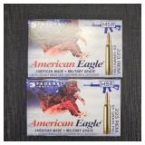 (2) American Eagle 223 REM 55GR Rifle Cartridges