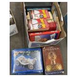 Variety of Books & wooden models