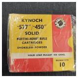 Kynoch .577/.450 Martini-Henry Rifle Ammo