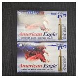 (2) American Eagle 223 REM 55GR Rifle Cartridges