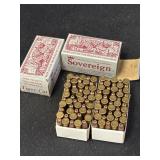 2 boxes of 22 Long Rifle ammo in Sovereign boxes