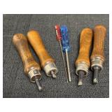 Wood Handled & misc Pocket Prep Tools