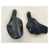 Strong 445 & Guide Gear 139 Black Leather Holsters