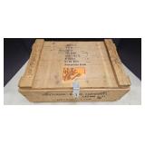 Wood Ammunition Box w/ latch &