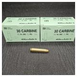 (2) S&B 30 Carbine 110GR Cartridges