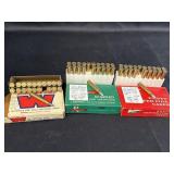 3 boxes 303 Brit various bullets, 60 total