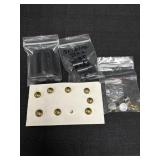 Sliding Bag Cord Locks, Screw Back Buttons,