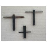 3- Firearms T Handle Nipple Wrench