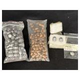 2 pkgs of unmarked bullets & 3 slugs