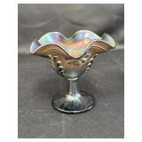 Northwood Carnival Glass compote dish,
