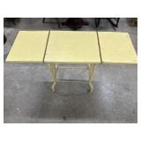 Wooden & Metal Typewriter Table