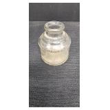Ink Well Clear Glass 2.5in tall