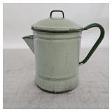 Vintage Enamel Coffee Pot