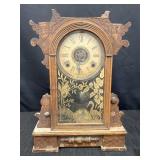 Gingerbread mantle clock, Gilbert Clock Co.,