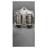 Tin Double Cup Match Holder w/