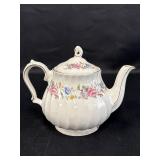 Sadler England teapot, 7in H, floral pattern