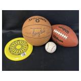 Spalding NBA Superstar basketball, Wilson NFL