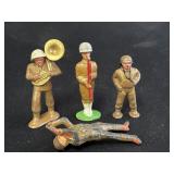 6- 3.25' Metal Military Toy Soldier Figures