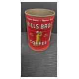 Hills Bros Half Pound Coffee Tin