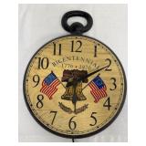 Bicentennial Electric Wall Hanging Clock