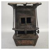 Antique Union Cast Iron Sad Iron Heater Stove