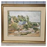 Framed Print of the 1886 Washerwomen at Point-Aven