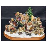 Boyds Bears Light Up Christmas Sleigh, works, by