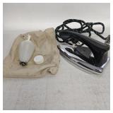 General Electric Travel Spray Iron w/ Case &