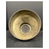 Vintage Steel Milk Strainer