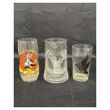 Bugs Bunny 50th birthday glass,  buck mug, &