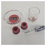 Vintage Brewing Memorabilia: Ashtray, Glass,