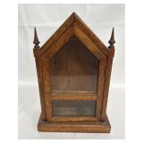 Oak Cathedral Style Clock Case - just the case