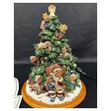 Boyds Bears Light Up Christmas Tree, works, by