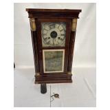 Antique Seth Thomas Wood Cased Shelf Clock