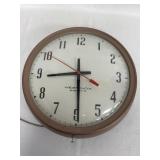 Westclox Electric Wall Clock w/ glass front globe