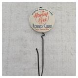 VTG Advertising Button w/ Hook for Honey Bee