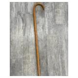 Wood cane, 37.5in H
