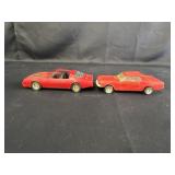 9' Testor Toys Pontiac Firebird Car & Red Plastic