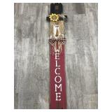 Scarecrow Welcome Sign